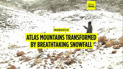 Snowfall revives the Atlas Mountains, bringing hope to residents and farmers