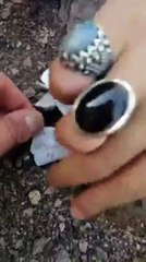 مواطن سعودي يكتشف وجود سحر بالقرب من غار حراء