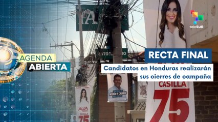 Realizarán en Honduras cierres de campañas hasta este domingo