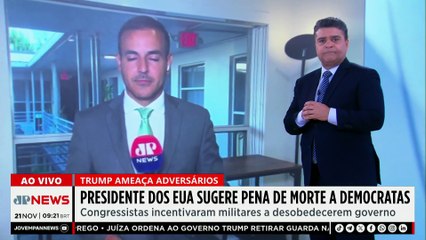 Trump sugere pena de morte a parlamentares democratas