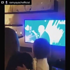 بالفيديو اسرة رامي عياش ترقص على اغنيته الشهيرة "قلبي مال"