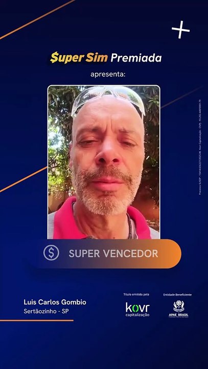 SUPER VENCEDOR! - SuperSim Premiada