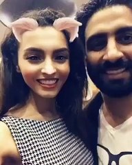 بالفيديو اول ظهور لكارمن سليمان برفقة زوجها بعد حفل الزفاف