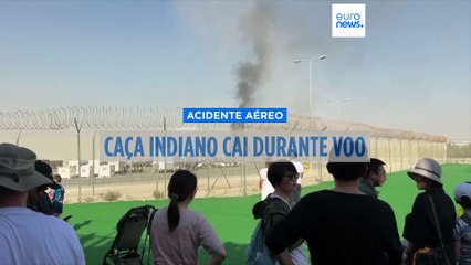 Avião de combate indiano cai durante voo de demonstração em espetáculo aéreo