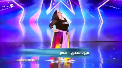 متسابقة مصرية في برنامج Arab Got talent تثير سخرية الجميع وتفوز في النهاية