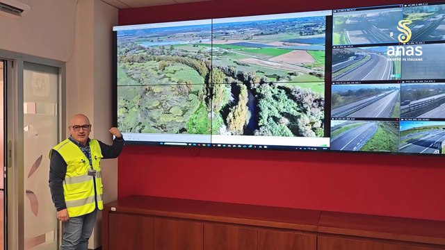 Anas, simulazione d'intervento di soccorso con drone “Rescue smart road” sulla A2 ‘Autostrada del Mediterraneo’ in provincia di Cosenza