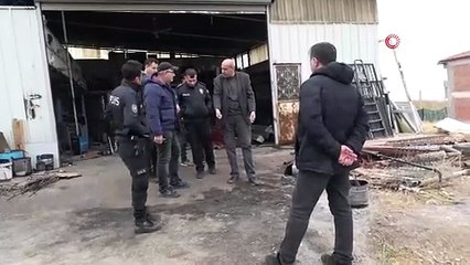 Staj yaptıkları işyerinde ısınmak için ateşe tiner döken 2 öğrenci yanarak hastanelik oldu