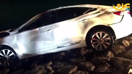 انتشال جثث 6 شباب بعد غرق سيارتهم في بحر القطيف