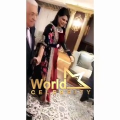 بالفيديو: أحلام في ضيافة الرئيس الفلسطيني محمود عباس أبو مازن