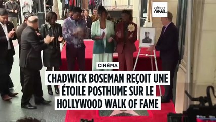 Chadwick Boseman figure sur le Hollywood Walk of Fame