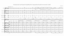 Orchestral Suite Just Playing III. Standoff and Eve Composed from November 10 to November 18, 2020. (Horizontal complete score)