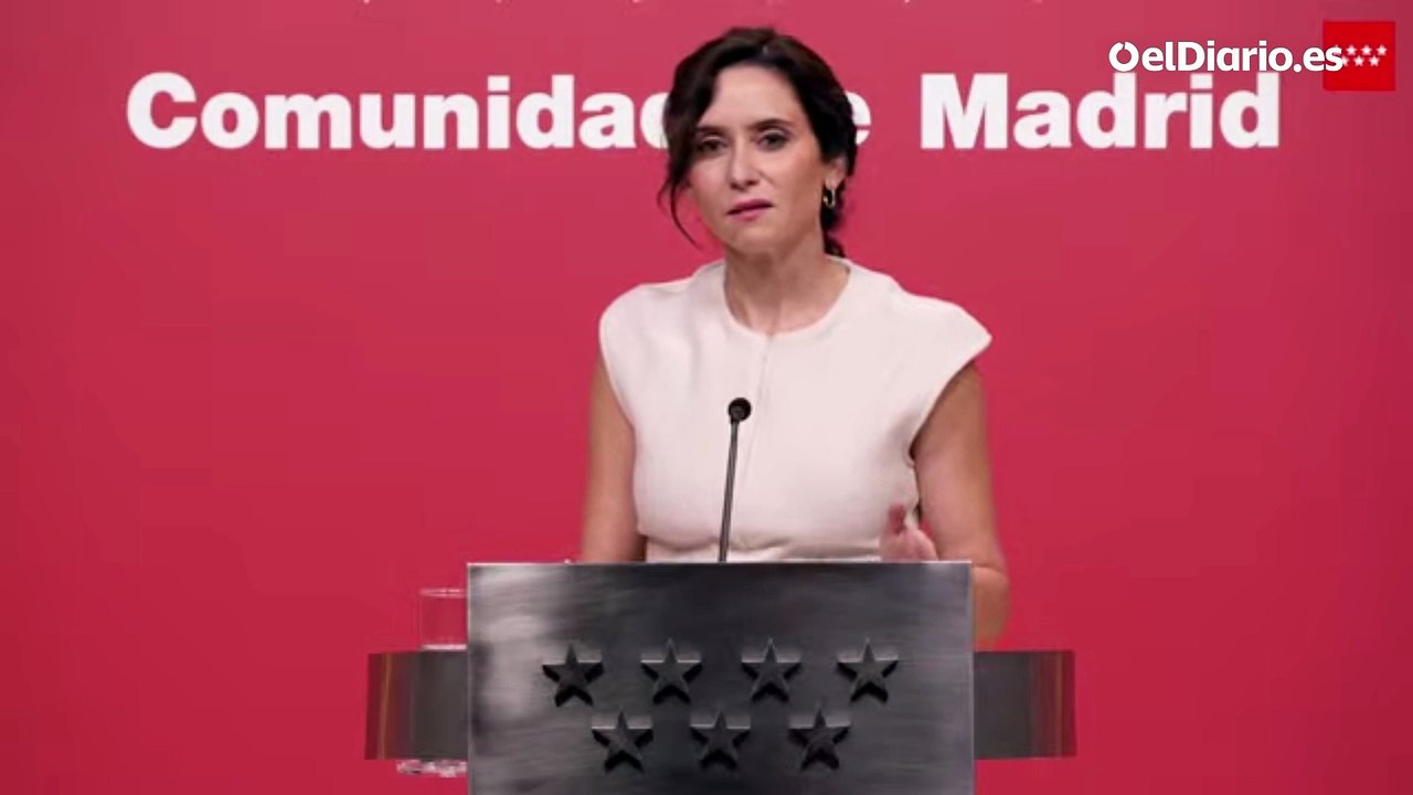 Ayuso: "Nada tiene que ver con la Comunidad de Madrid, salvo el ánimo de acabar por vías ilegítimas con quien la preside"