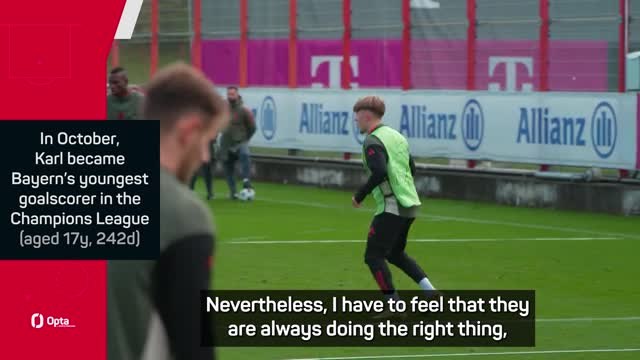 Bayern boss Kompany responds to Karl-Messi comparisons