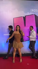 yamini malhotra arrives at a movie screening in andheri