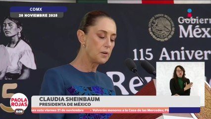 Sheinbaum compara a la derecha con el porfiriato | DPC con Paola Rojas