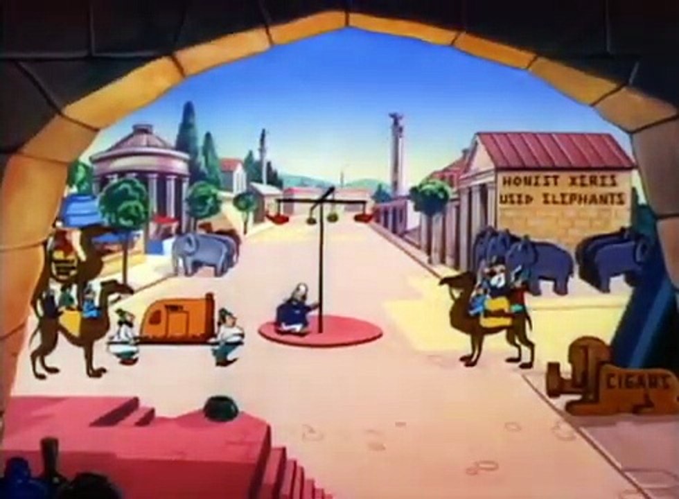 Greek Mirthology (1954) 🏛️🎭  Hilarious  Popeye Cartoon