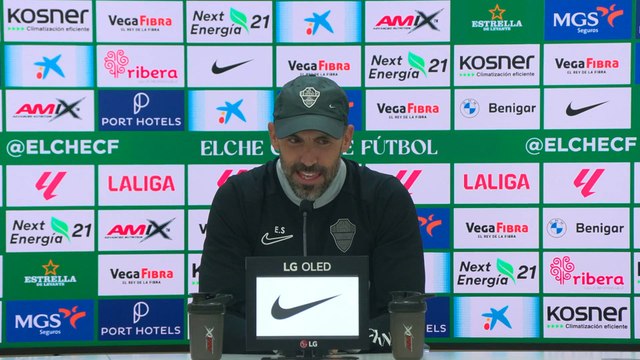 Rueda de prensa completa de Eder Sarabia antes del Elche vs Real Madrid