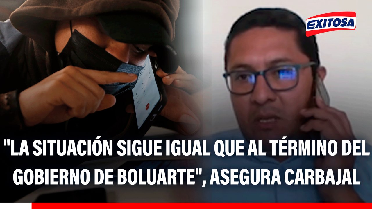 Inseguridad ciudadana: "La situación sigue igual que al termino del gobierno de Dina Boluarte", asegura especialista