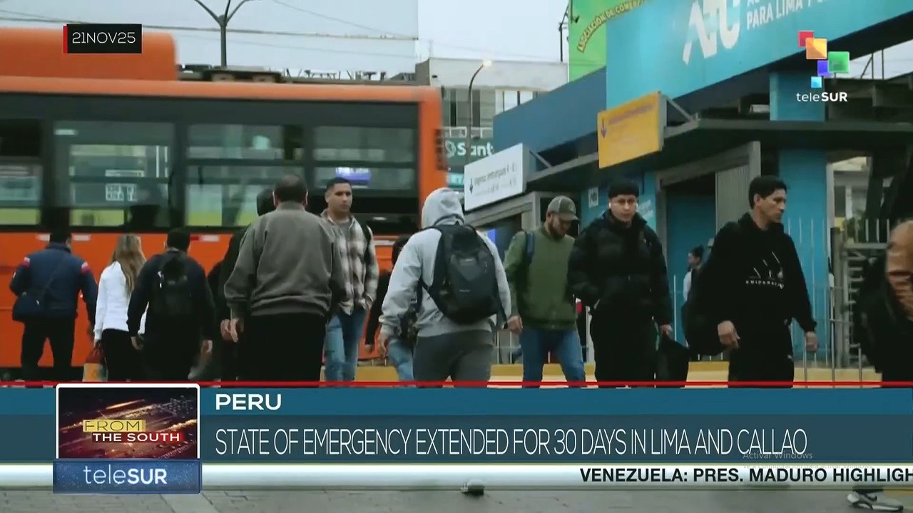Peru, State of Emergency extended for 30 days in Lima and Callao