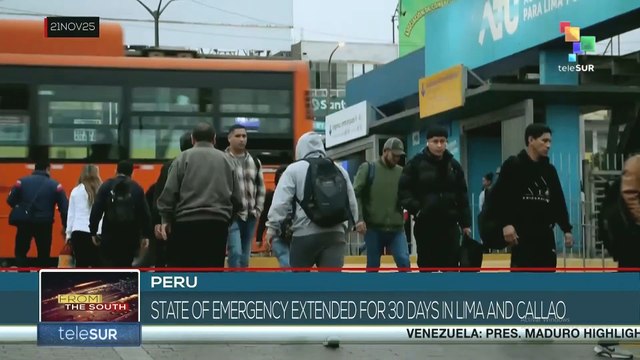 Peru, State of Emergency extended for 30 days in Lima and Callao