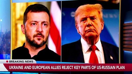 Ukraine, European Allies Reject Key Parts of US-Russia Plan