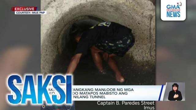 3 lalaking nagtangkang manloob ng mga bangko, arestado matapos mabisto ang hinukay umano nilang tunnel | Saksi