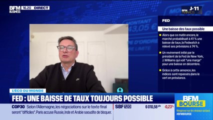 L'éco du monde : Fed, une baisse de taux toujours possible - 21/11