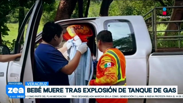 Bebé de tan solo dos meses muere tras explosión de tanque de gas en Veracruz