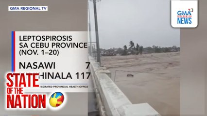 7 nasawi sa Leptospirosis sa Cebu matapos ang Bagyong Tino | SONA