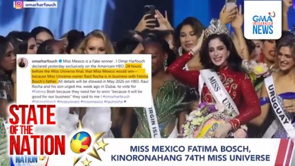 Miss Mexico Fatima Bosch, kinoronahang 74th Miss Universe | SONA