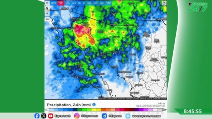 Frente frío 16: lluvias, vientos y posible nevada en Sonora