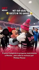 💍 Franco Colapinto le pidió casamiento a Minnie durante su visita a Disney, pero la icónica ratoncita lo rechazó fiel a su amor eterno por Mickey Mouse. Un momento divertido que se volvió viral.