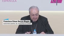 El secretario del episcopado español, Francisco César García Magán, habla sobre la comisión asesora del plan Priva