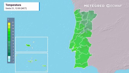 Sábado registará a madrugada mais fria desta semana em Portugal continental