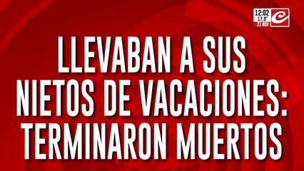 Tragedia en la Ruta 22: llevaban a sus nietos de vacaciones y terminaron todos muertos