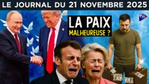 Ukraine : un plan de paix qui change la donne ? - JT du vendredi 21 novembre 2025