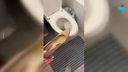 Mum Finds Pee in Her Shoe