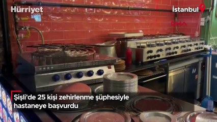 Şişli'de 25 kişi zehirlenme şüphesiyle hastaneye başvurdu