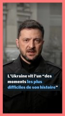 Volodymyr Zelensky juge que l’Ukraine vit l’un « des moments les plus difficiles de son histoire »