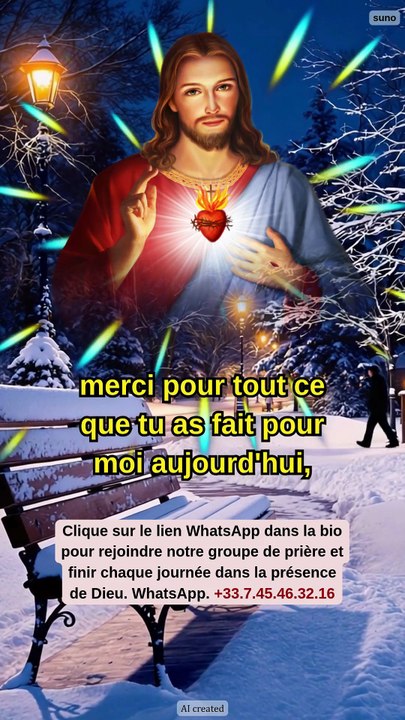 Avant de dormir, dis ces trois phrases à Dieu :
