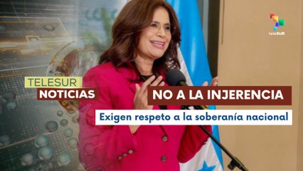 Candidata Rixi Moncada rechazó llamado al injerencismo