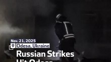 Russian Strikes Hit Odesa Injuring Five