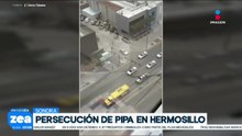 Robo de pipa de gas genera intensa movilización en Hermosillo, Sonora