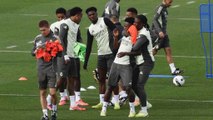 Tchouaméni, la gran novedad en el entrenamiento del Real Madrid