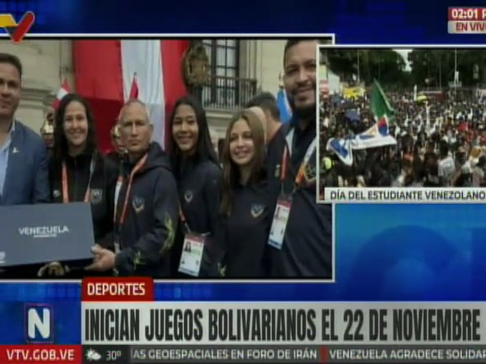 Venezuela está lista para participar en los XX Juegos Bolivarianos Ayacucho-Lima 2025