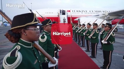 Cumhurbaşkanı Erdoğan, G20 Liderler Zirvesi için Güney Afrika'ya geldi