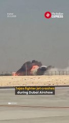 Tejas fighter jet crashes at Dubai Air Show