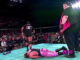 History of ECW - The FBI give Danny Doring a hair cut - Then Big Sal cuts off Ro