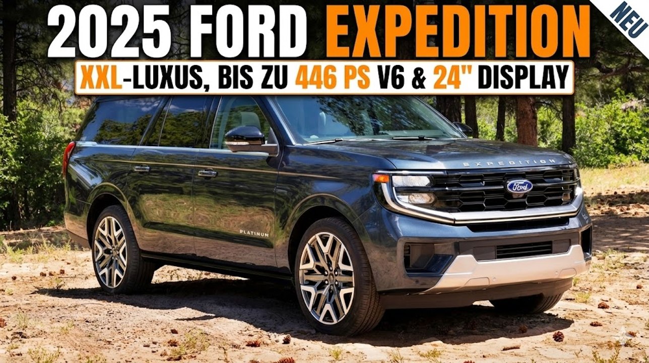 Ford Expedition 2025 vorgestellt: US-SUV mit Power und Hightech