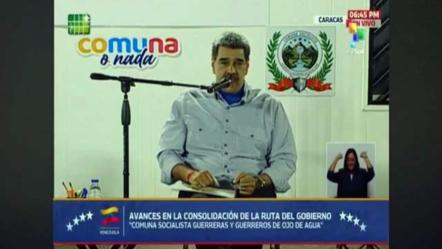 Maduro anuncia defensa con armamento pesado y misiles de Caracas y zona frente al Caribe